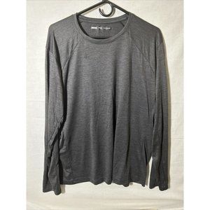 REI Co-op Men’s Long Sleeve Shirt X-Large Dark Gray Black Ultra Lightweight XL